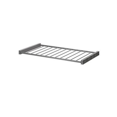 Porte pantalons coulissant en acier gris 11 barres GoodHome Atomia L. 96,4 x P. 51 cm