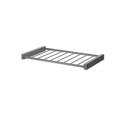 Porte-pantalons coulissant en acier gris 8 barres GoodHome Atomia L.71,4 x P. 45 cm
