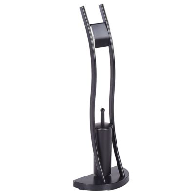 Porte-papier et porte-brosse SOACHA Métal Noir