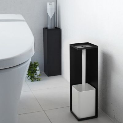 Porte papier toilette en métal - H38,5 cm
