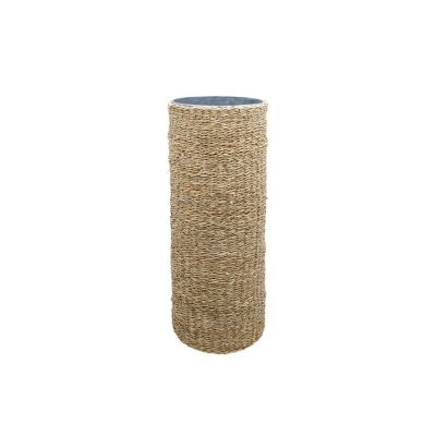 Porte parapluie en jonc de mer naturel 21 x 21 x 57 cm