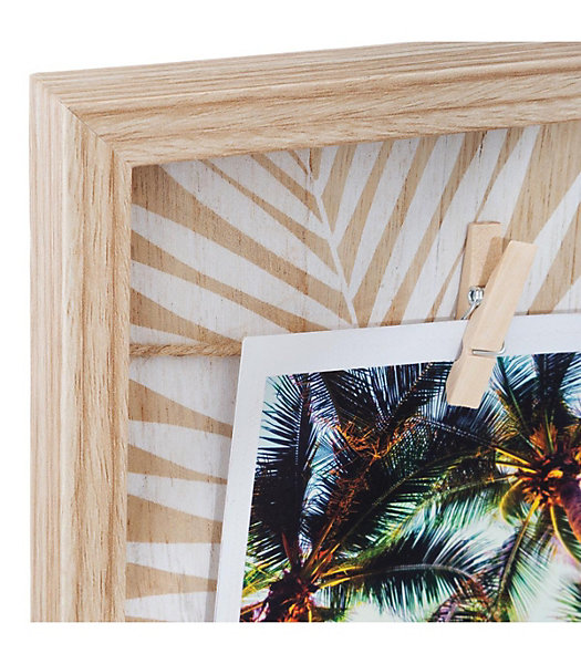 Atmosphera Porte-Photos Bois Et Corde 48x48 Cm - Style Cosy Scandi Cadre Multi Photo Atmosphera Porte-Photos Bois Et Corde 48x48 Cm - Style Cosy Scandi Cadre Multi Photo