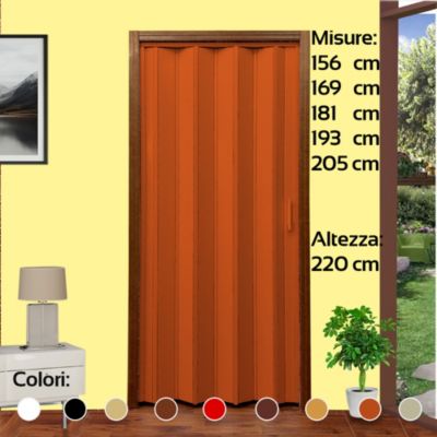 Porte pliante en kit 181x220H cm - DOUGLAS  à découper et à assembler sur mesure avec instructions, vis et vidéo mod. Lorella