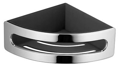 Porte-éponge d'angle ELEGANGE NEW - Finition : Chromé / Blanc - KEUCO