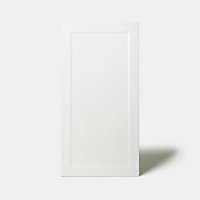 Porte pour colonne électroménager GoodHome Artemisia Blanc l. 59.7 cm x H. 118.1 cm