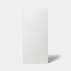 Porte pour colonne électroménager GoodHome Garcinia blanc brillant l. 59.7 cm x H. 128.7 cm