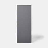 Porte pour colonne électroménager GoodHome Stevia Anthracite l. 49.7 cm x H. 128.7 cm