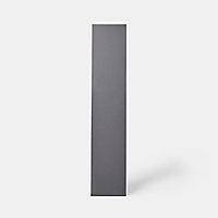 Porte pour colonne électroménager GoodHome Stevia Anthracite l. 29.7 cm x H. 146.7 cm