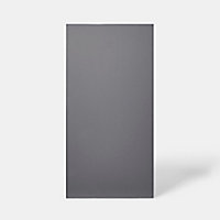 Porte pour colonne électroménager GoodHome Stevia Anthracite l. 59.7 cm x H. 118.1 cm
