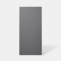 Porte pour colonne électroménager GoodHome Stevia Anthracite l. 59.7 cm x H. 128.7 cm