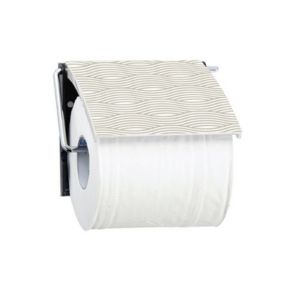 Porte rouleau papier wc Mural WAVE Beige MSV