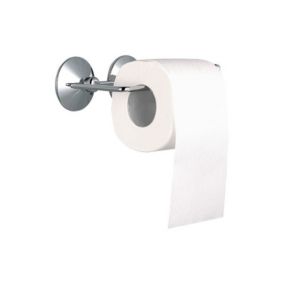 Porte Rouleau papier Wc ou serviettes Mural Chromé MSV