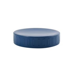 Porte Savon Acier HABANA Bleu Foncé MSV