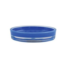 Porte Savon Acrylique TAHITI Bleu MSV