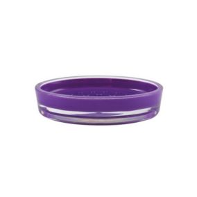 Porte Savon Acrylique TAHITI Violet MSV