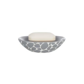 Porte savon Céramique DARWIN PEBBLE Gris Spirella