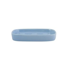 Porte Savon Céramique LOUISE Bleu Pastel MSV