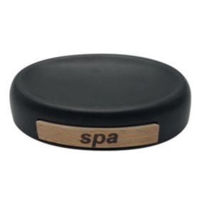 Porte Savon Céramique SPA Noir MSV