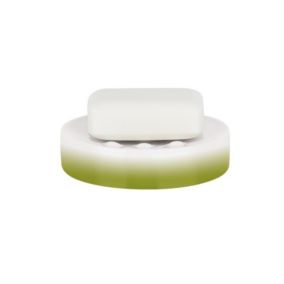 Porte savon Céramique TUBE GRADIENT Vert Spirella