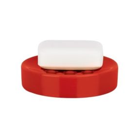 Porte savon Céramique TUBE Rouge Spirella