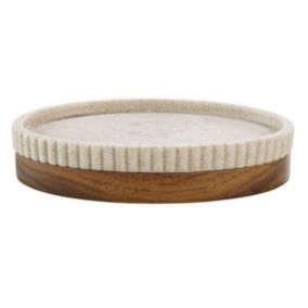 Porte Savon Design "Niagara" 14cm Naturel