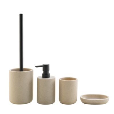 Porte-savon En Porcelaine Motif Cygne Beige à Veines Dorées - Occasion, Bon état