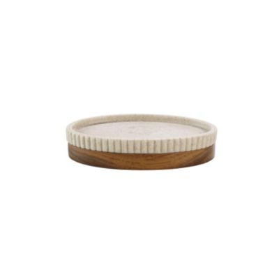 Porte-savon en acacia (14x10x3 cm - Naturel)