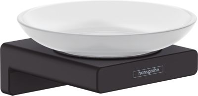 Porte-savon noir mat Addstoris Hansgrohe