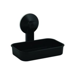 Porte savon Noir mat en Polypropylène MSV