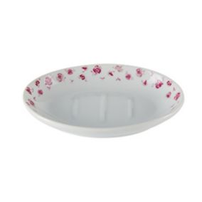 Porte savon Porcelaine EVE Rose Spirella