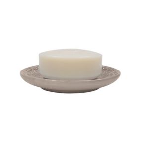 Porte savon Porcelaine RELIEF Beige Spirella