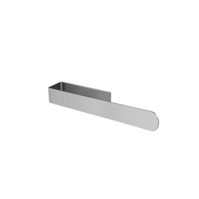 Porte Serviette Salle de Bain sans Perçage, Porte-Serviettes Mural en INOX, Adhésif 3M, 24 CM, argent