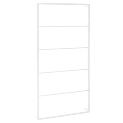 Porte-serviette support mural support de stockage blanc Helloshop26
