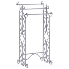 Porte-serviettes 45 x 90 cm gris CHILLAN