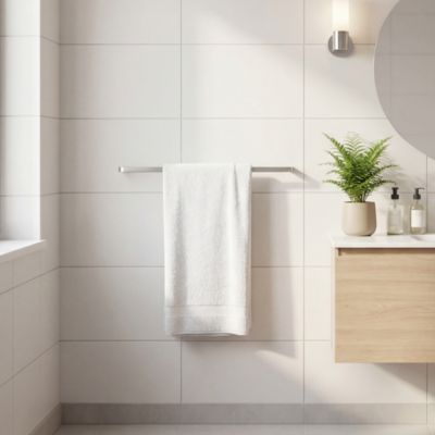Porte serviettes 60 cm acier inoxydable brossé GoodHome Elland
