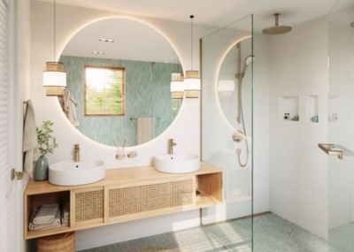 Porte serviettes 65 cm bronze Addstoris Hansgrohe