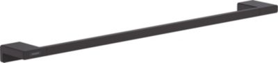 Porte-serviettes Hansgrohe AddStoris - 648 Mm Noir Chromé Brossé | Design Moderne Et élégant