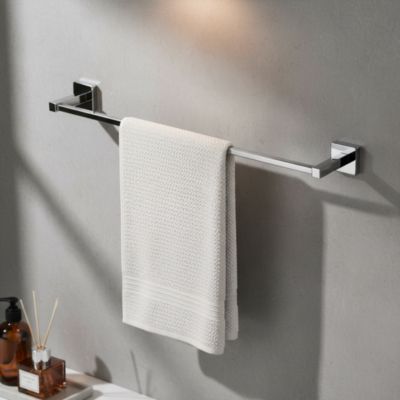 Porte-serviettes Alessano fer et acier chromé GoodHome 60 cm