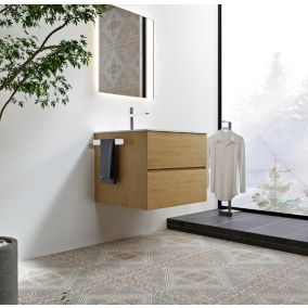 Porte-serviettes auto-adhésif HH21 pour meubles salle de bain, Acier brossé