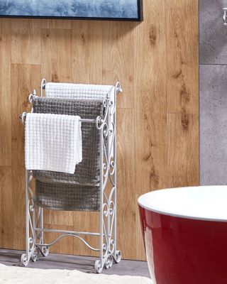 Porte-serviettes CHILLAN Métal Gris