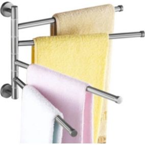 Porte-serviettes de salle de bain mural 43 x 35 cm