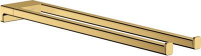 Porte serviettes double 45 cm doré Addstoris Hansgrohe