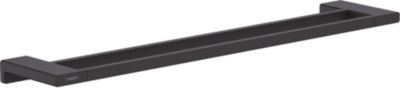 Porte serviettes double 65 cm noir mat Addstoris Hansgrohe