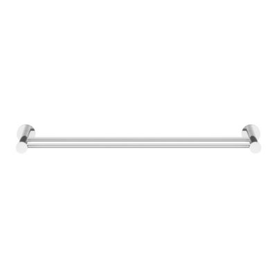 Porte-serviettes double mural en acier inoxydable chromé l.60 cm Cavally GoodHome