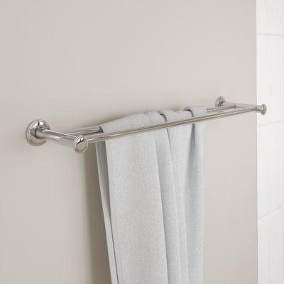 Porte-serviettes double mural en acier inoxydable chromé l.60 cm Endell GoodHome