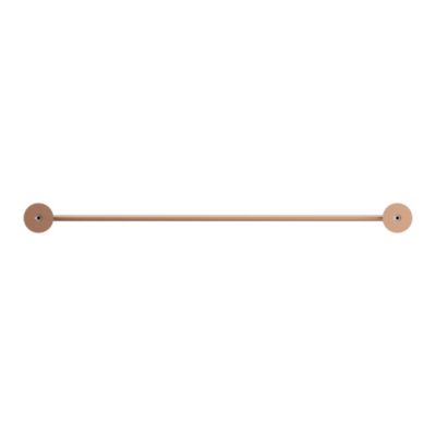 Porte-serviettes double mural en acier inoxydable cuivré l.60 cm Cavally GoodHome