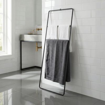 Porte-serviettes échelle noir GoodHome Elland
