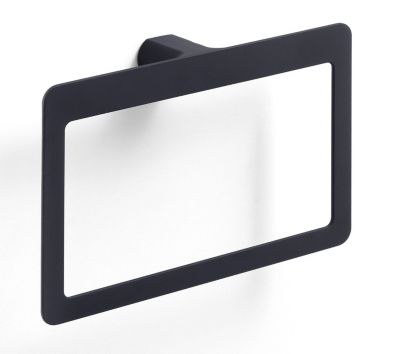 Porte-Serviettes En Anneau Noir Mat En Laiton - Palazzo