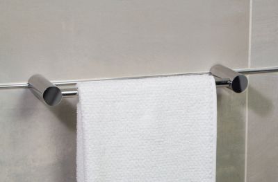 Porte serviettes mural à clipser inox L.30 cm Mat Inter Bilbao