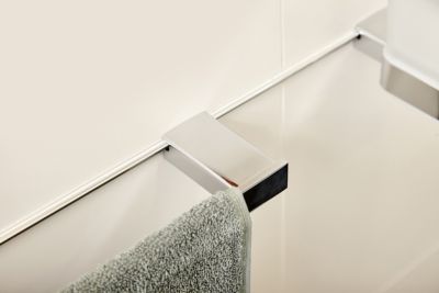 Porte serviettes mural à clipser inox L.60 cm Mat Inter Metropolitan